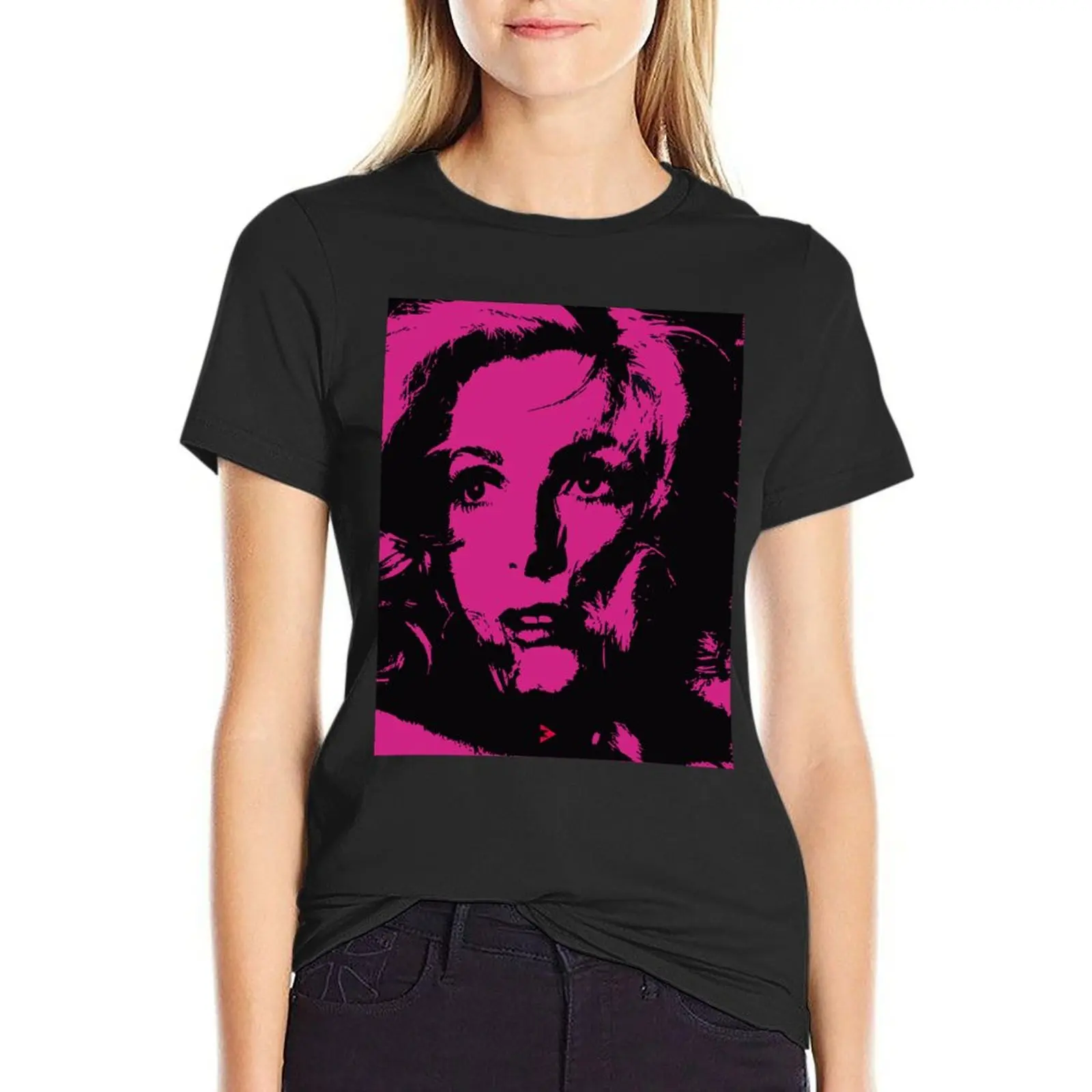 Catherine Deneuve T-Shirt Female clothing summer top new edition t shirts for Women