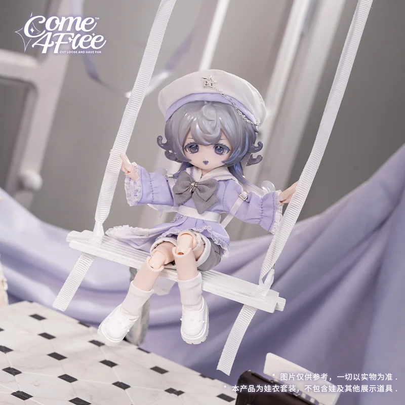 

COME4FREE 1/12 BJD Doll Daily Series SuXingYao Style Dress Outfit Set Compatible with OB11 Doll Clothes for Toys Hobbies