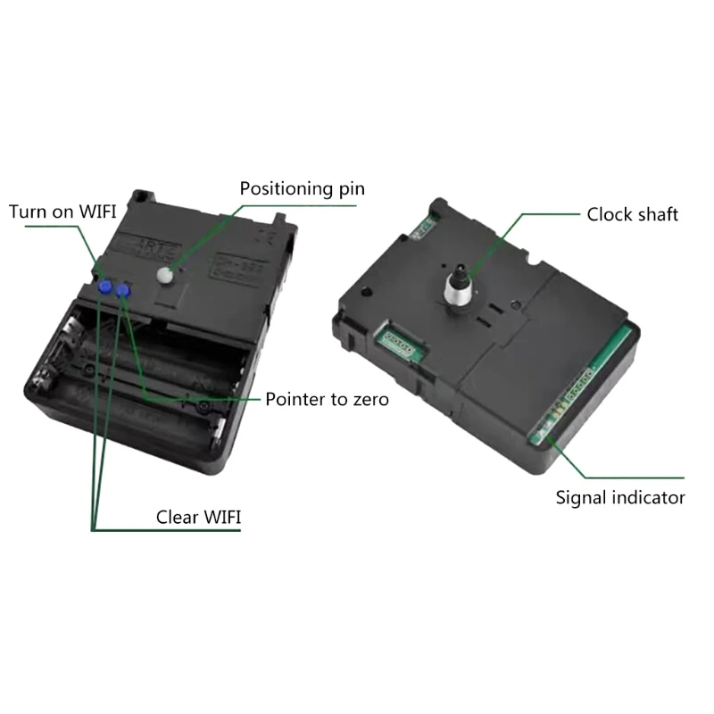 DIY for Smart Wifi Clock Movement Automatic for Time Adjustment Mute Movement Ho