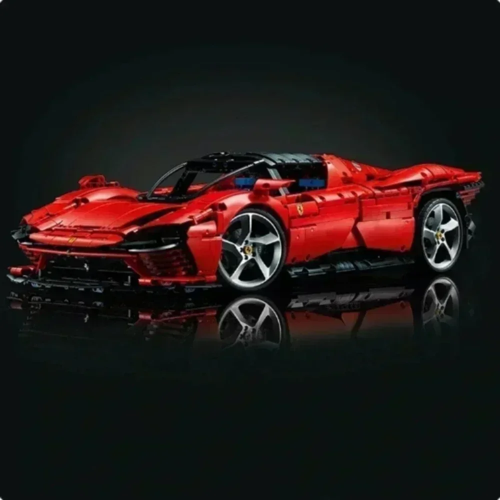 NEUE technische kompatible 42143 Ferraried Daytona SP3 Supercar Bausteine Automodellsteine für