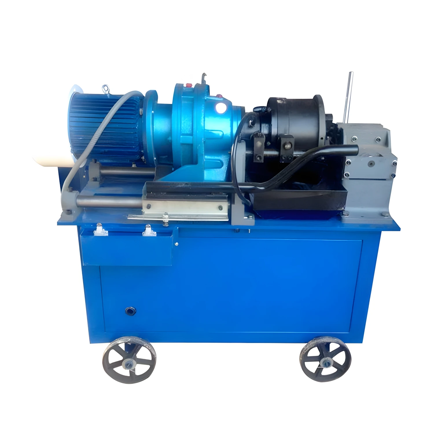 Available Small Full Automatic Rebar Thread Rolling Machine 5.5kw Motor for Stud Bolts 30-50/hour Production Capacity Made