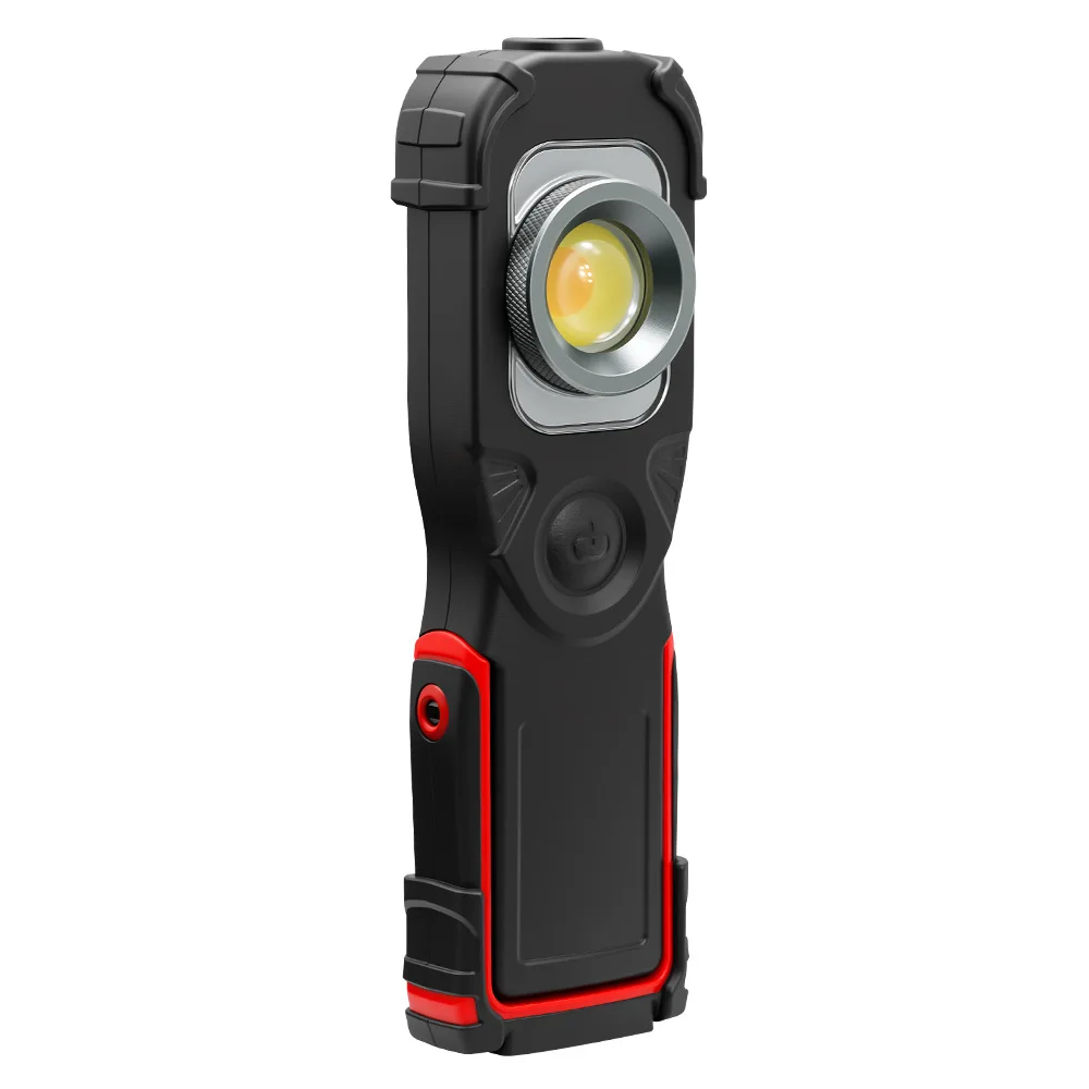 4400mAh COB LED 포켓 손전등 USB-C 충전식 작업 조명 자석 무선 검사 램프 650lm 캠핑 비상 토치