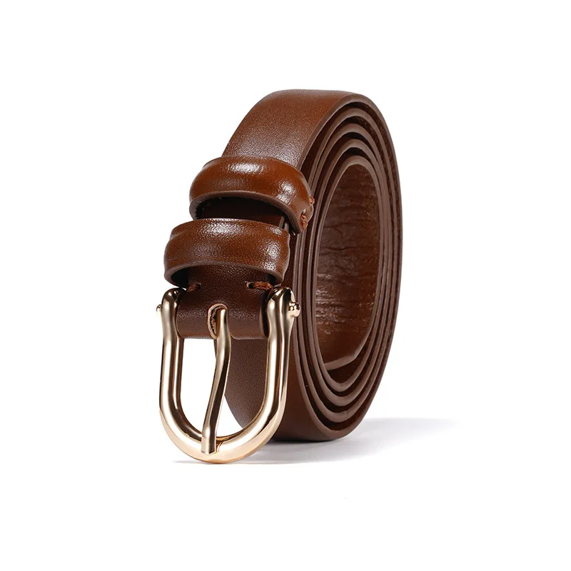 

New Women's Fashion Simple Pin Buckle Genuine Leather Belt Versatile Designer Decorative Belt Casual Style Suitable for Jeans/Dresses Ideal Gift