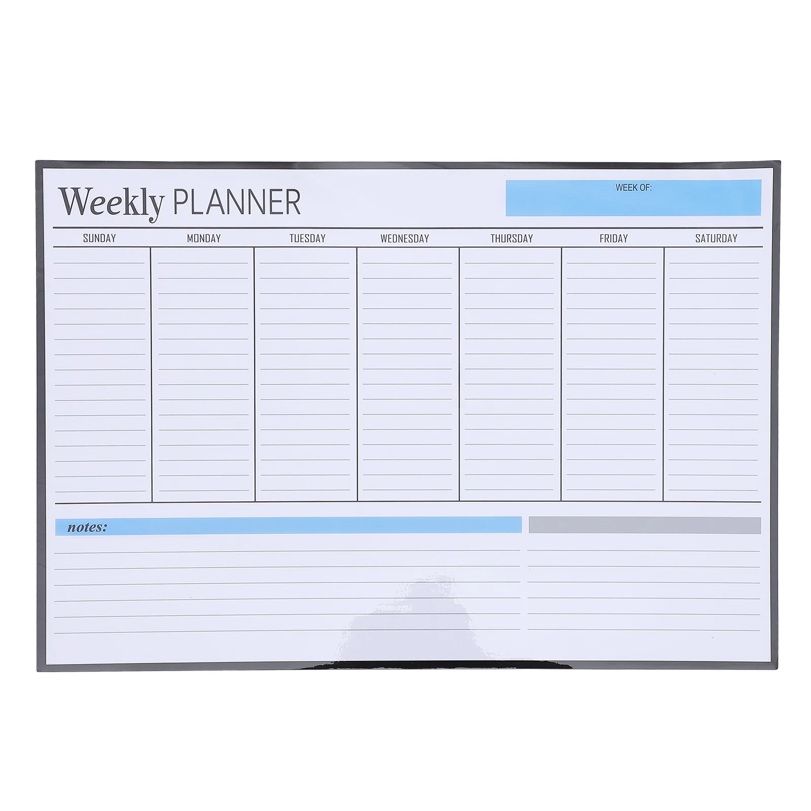 

1Pcs Magnetic Message Board Erasable Weekly Planner Refrigerator Sticker Removable Plan Organizer Reminder Message Board