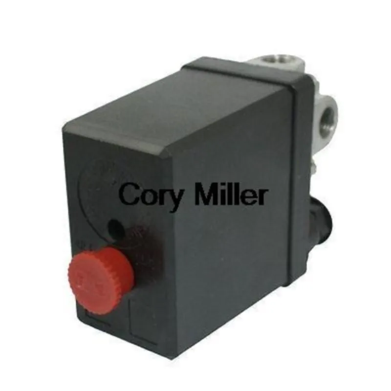 NC NO AC 240V 20A 4 Port Air Compressor Pressure Switch 175 PSI 12 Bar