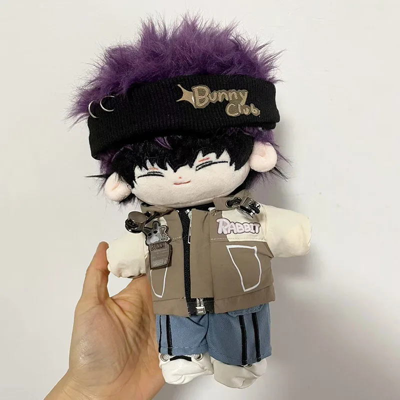 

Stuffed Kaiju No. 8 Hoshina Soushirou Attributes 20cm Cotton Doll Toys for Kids Adults Handsome Q Version Anime Peripheral Plush