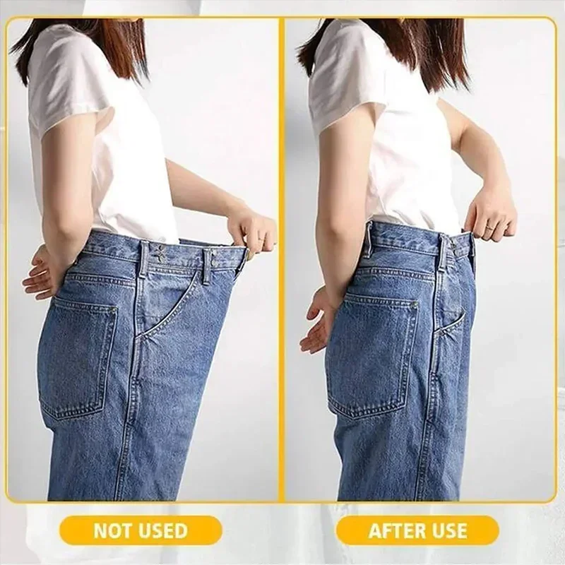 1/4Set Jeans in metallo senza unghie bottoni a pressione pantaloni staccabili clip bottoni spille fai da te tenditore in vita fibbie per abbigliamento strumenti per cucire