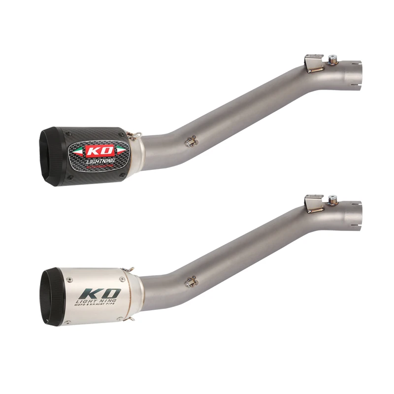 

Для SUZUKI GSXR1000 2007-2008 мотоциклетная выхлопная труба среднего звена 60,5 мм, глушитель из нержавеющей стали со съемным DB Killer