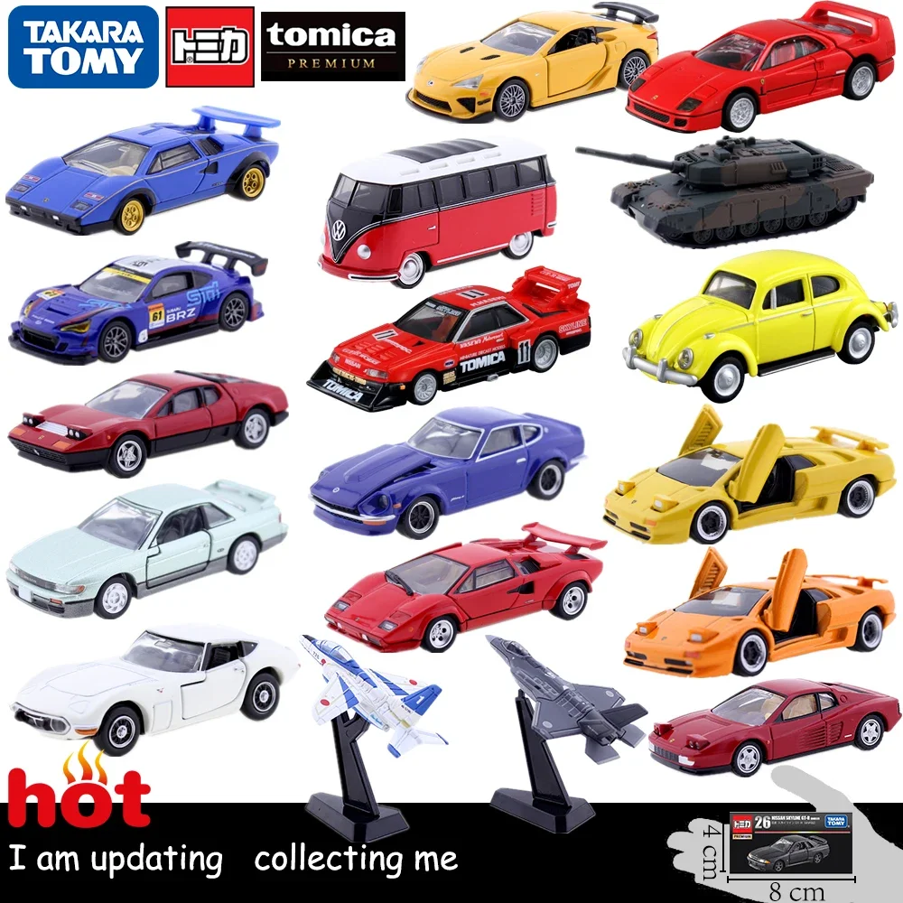 Takara Tomy Tomica Premium Car Tank aereo veicoli HONDA NISSAN GTR TOYOTA Subaru Diecast Model Kit Toys