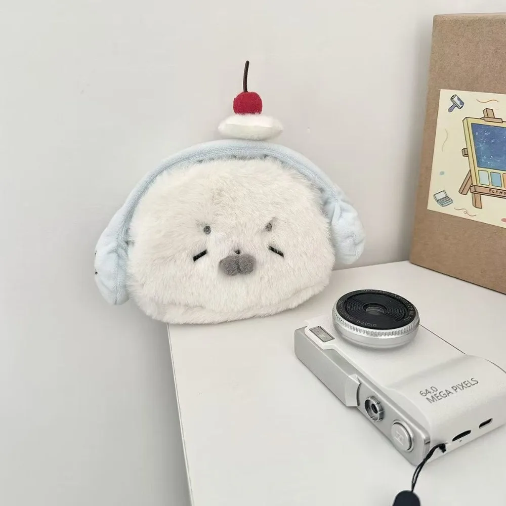 

New Coin Purse Snowman/Seal/Koala Portable CCD Storage Bag With Lanyard Makeup Bag CCD Storage