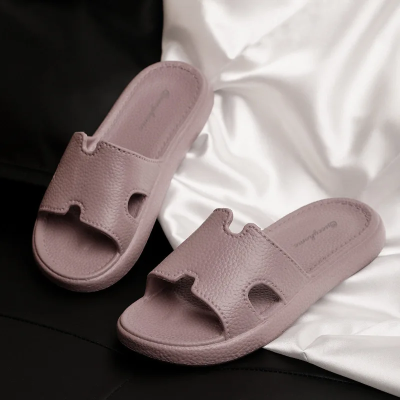 Women EVA Slippers Non Slip Bathroom Shower Home Indoor Outdoor Slides Lightweight Thick Sole Comfortable Summer Beach Sandals view 4