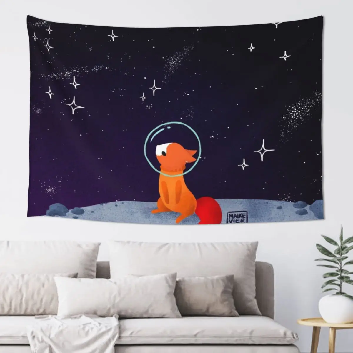 

Somewhere Out There Tapestry Decoration Pictures Room Wall Funny Tapestry