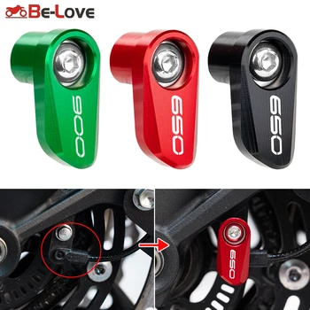 Voor KAWASAKI Ninja ZX6R ZX4RR ZX4R 1000 SX Z650 Z900 Versys 650 Vulcan S Motorfiets Voorwiel ABS Sensor Bescherming Guard Cover