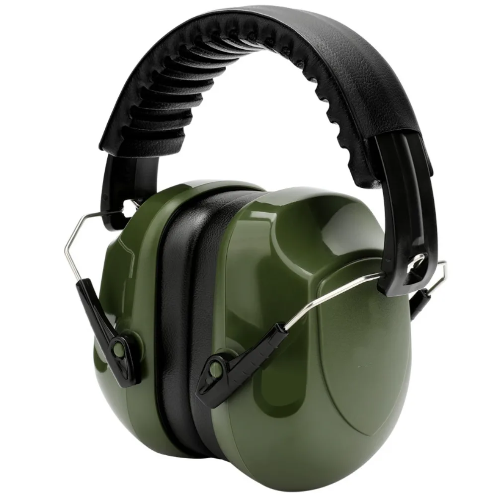

SNR-34dB Adjustable Head Earmuffs Noise Reduction Foldable Anti-Noise Earmuffs Soundproof Effective Ear Protector