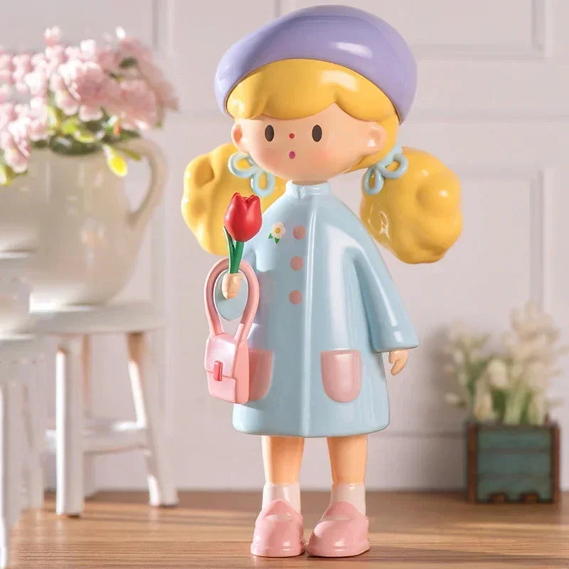 VINDING EENHOORN Molinta Popcorn Zus Retro Wear Series Blind Box Speelgoed Kawaii Anime Action Figure Verrassing Mystery Box Poppen