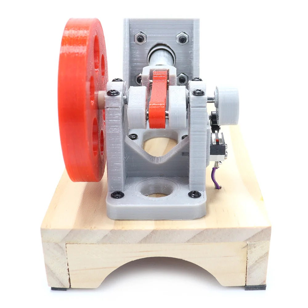 전자기 엔진 모델 과학 실험 교육용 장난감 전기 자기 에너지 단일 실린더 피스톤 엔진 모델
