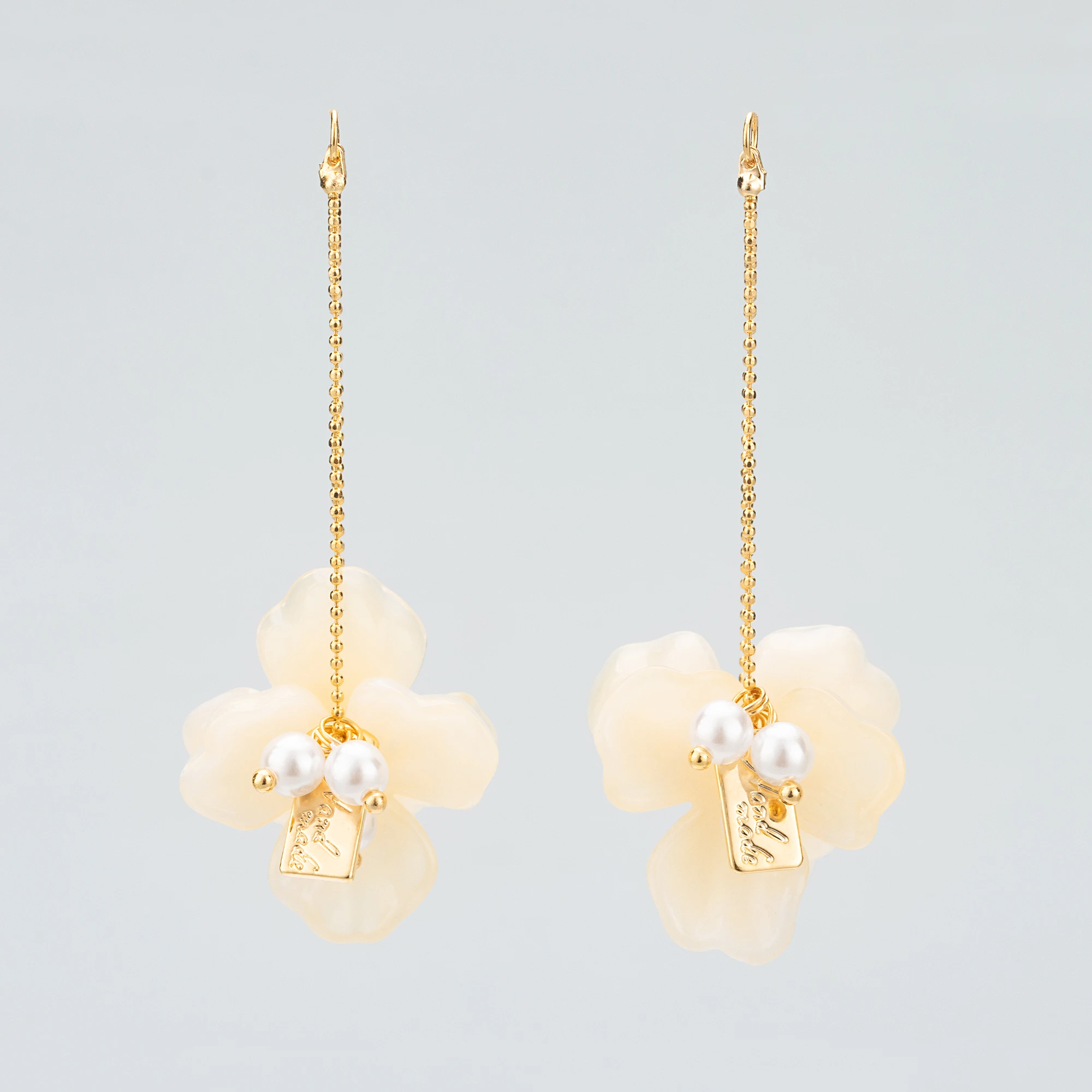 جوريشة MD51 ، اكسسوارات المجوهرات ، اللؤلؤ البلاستيك ، 18k مطلية بالذهب ، النحاس ، يدوية الصنع ، صنع المجوهرات ، السحر ، pendants بها بنفسك المعلقات ، 4 قطعة/الوحدة #5