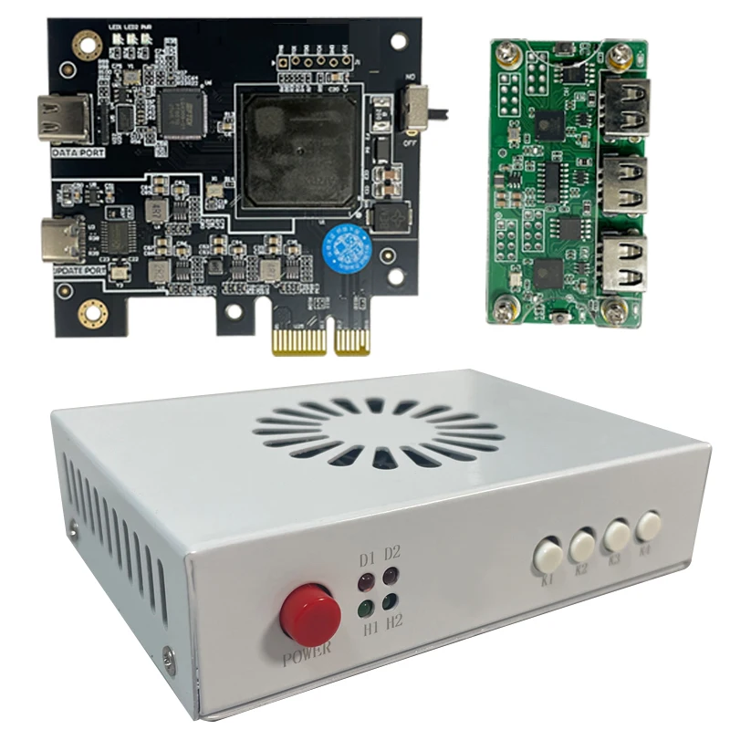 حزمة DMA FPGA DMA غطاء لوحة 75T + 6Th جهاز الانصهار HDMI Fuser + مجموعة أدوات Macku DMA