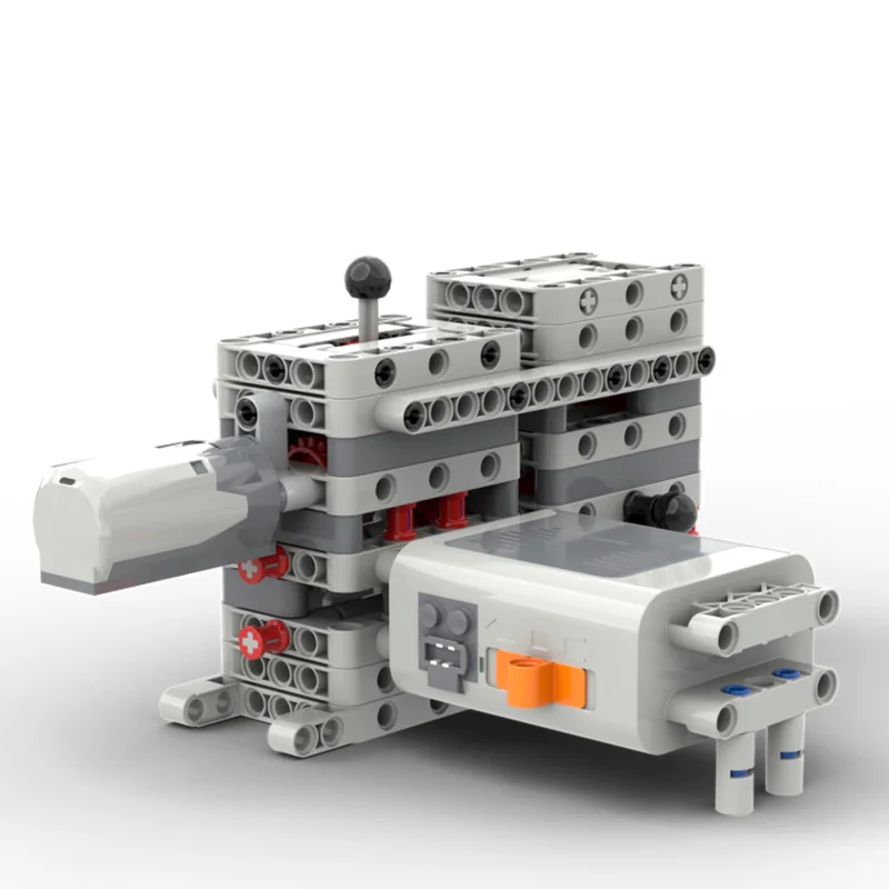 185 Parts MOC Gearbox With Four Gears & Neutral Model Building Block Creative DIY Assembly Toys Children Adults Christmas Gifts