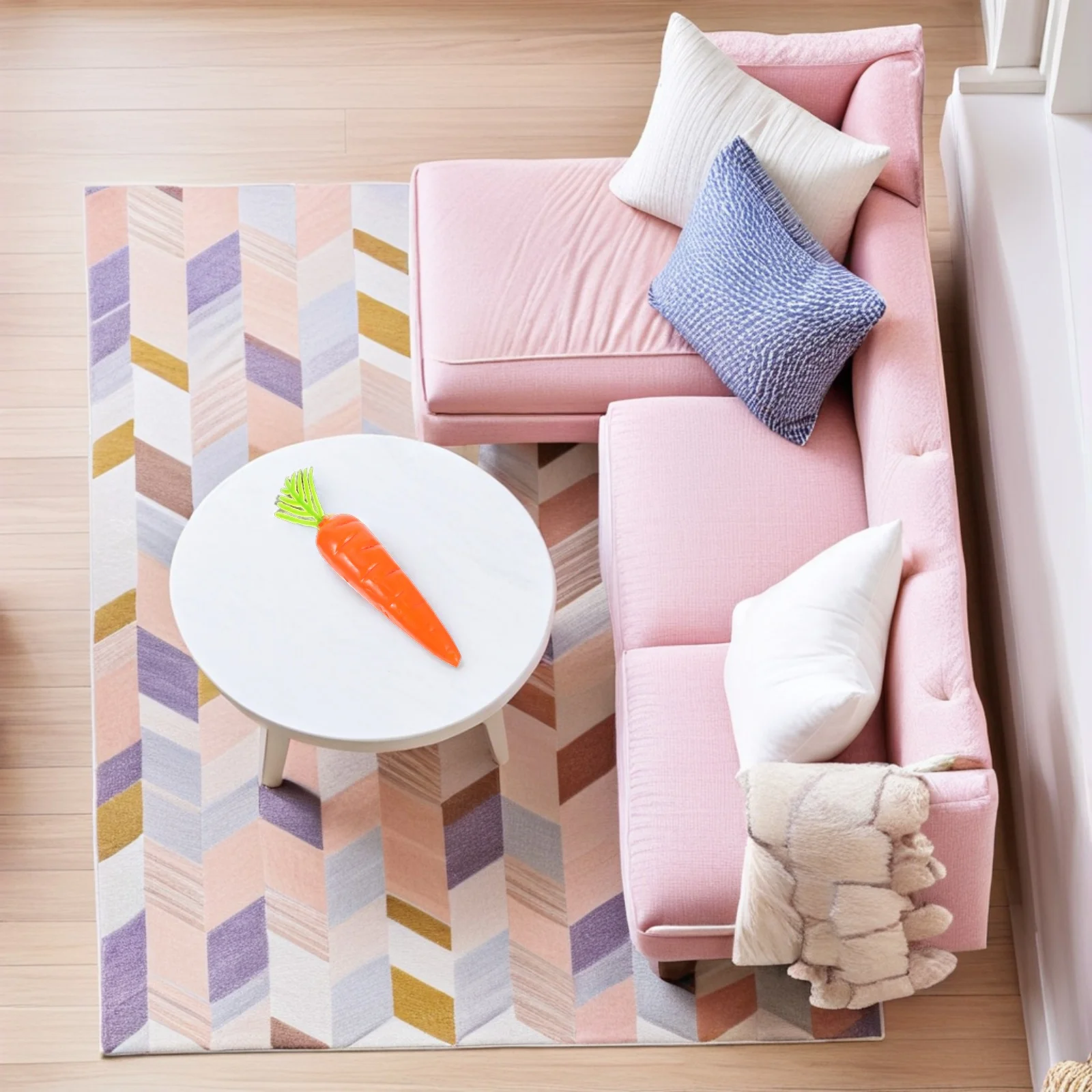 25 قطعة من الجزر الرغوي المصغر خضروات اصطناعية صغيرة واقعية لبيت الدمى والمطبخ والمناظر الطبيعية الصغيرة وديكور مشهد الحديقة الخيالية