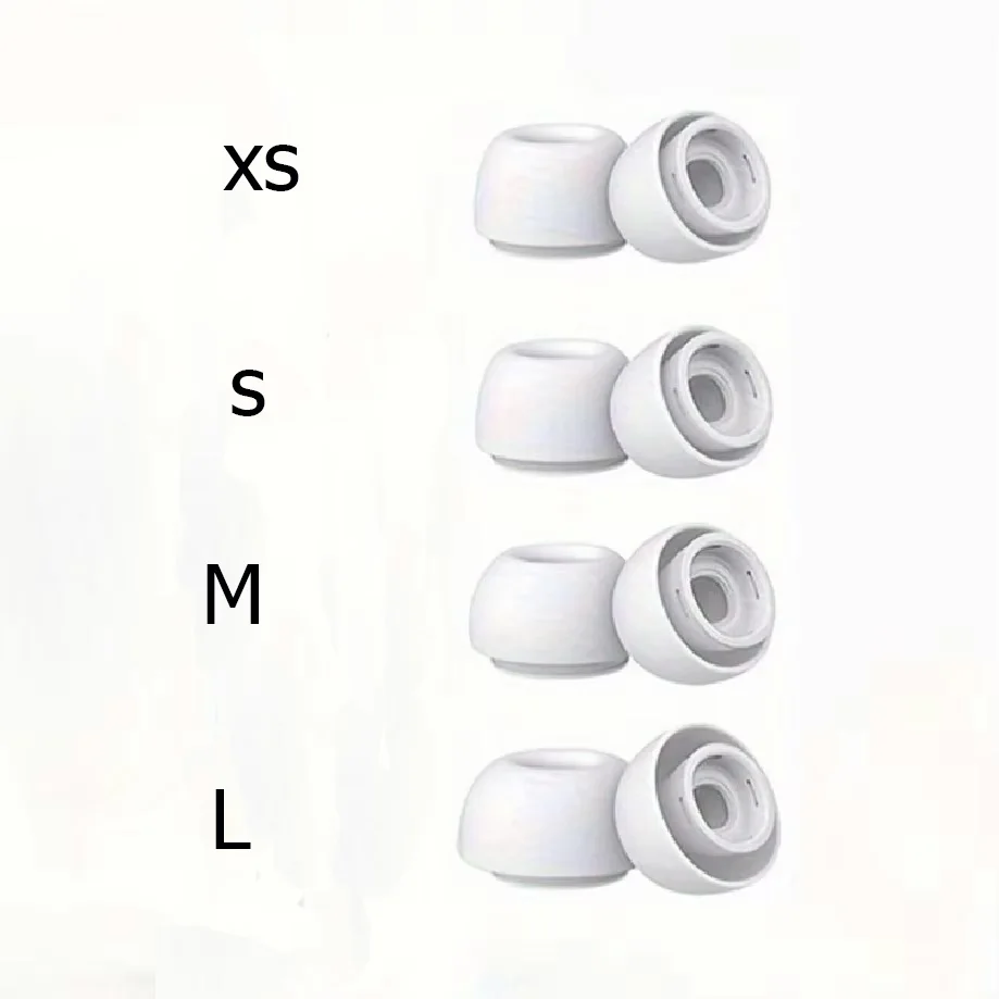 Silikon-Ohrstöpsel und Kopfhörerreiniger für Airpods. Ohrpolster-Ohrstöpsel. Weiche Ohrkappen haben den Druckentlastungsanschluss. Wird mit der Reinigung geliefert.