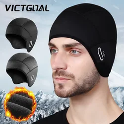 VICTGOAL Winter Balaclava Cycling Cap Men's Bike Helmet Liner Hood Sport Warm Hat Bicycle Motorcycle Head Covers Breathable Mask