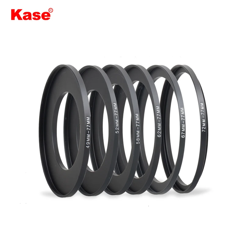 Kase 82mm Step-Up Screw Adapter Ring for Lens ( 49-82mm / 52-82mm / 55-82mm / 58-82mm / 62-82mm / 67-82mm / 72-82mm / 77-82mm )