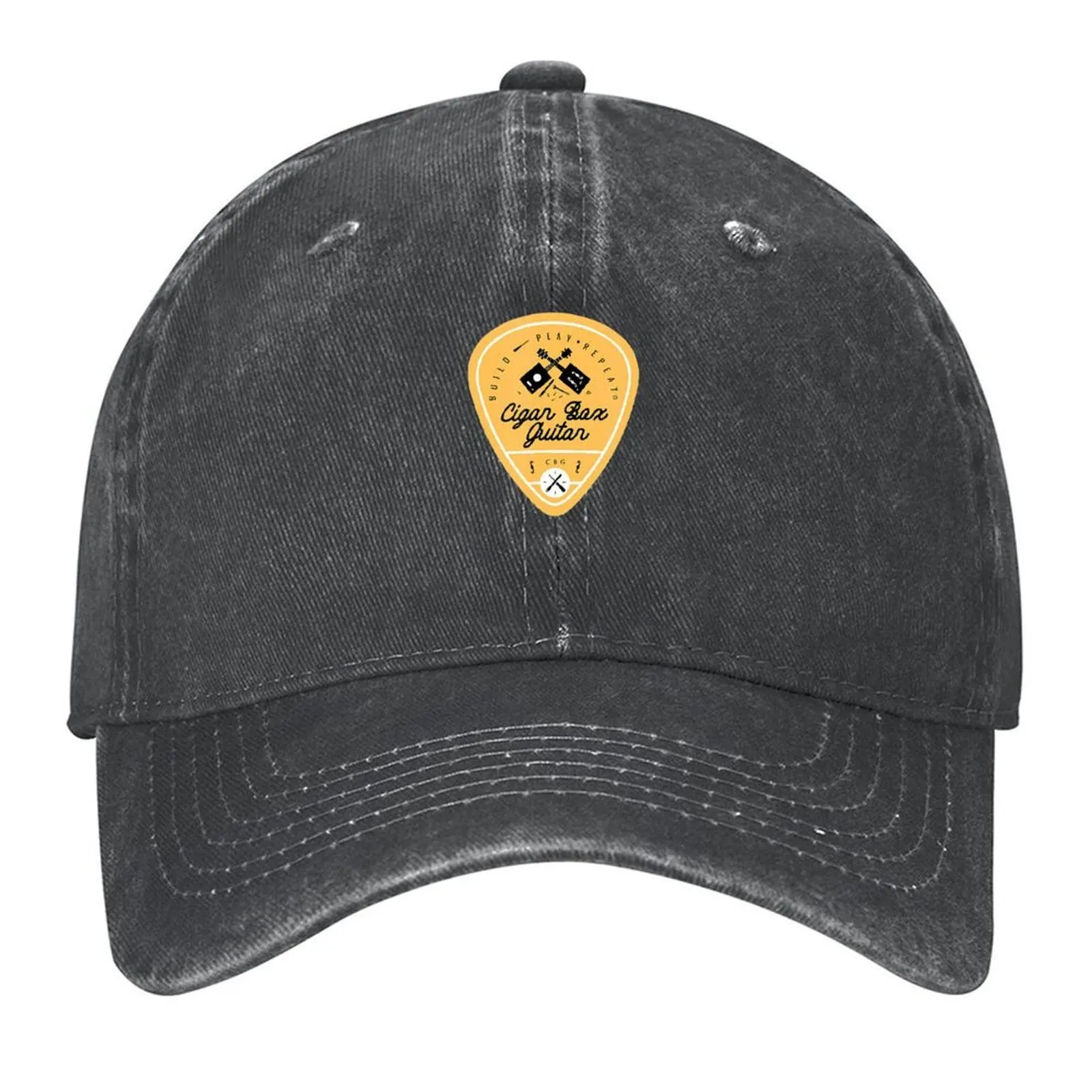 

Cigar Box Guitar Classic Baseball Cap sailor cap for men Golf Hat fishing hat Kids Hat Woman Men's
