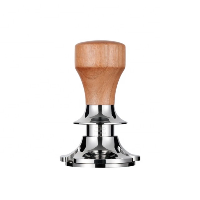 

Professional Supplier 51.6MM Wood Stainless Steel New Barista Espresso Tools Stainless Steel Espresso Coffee Tamper