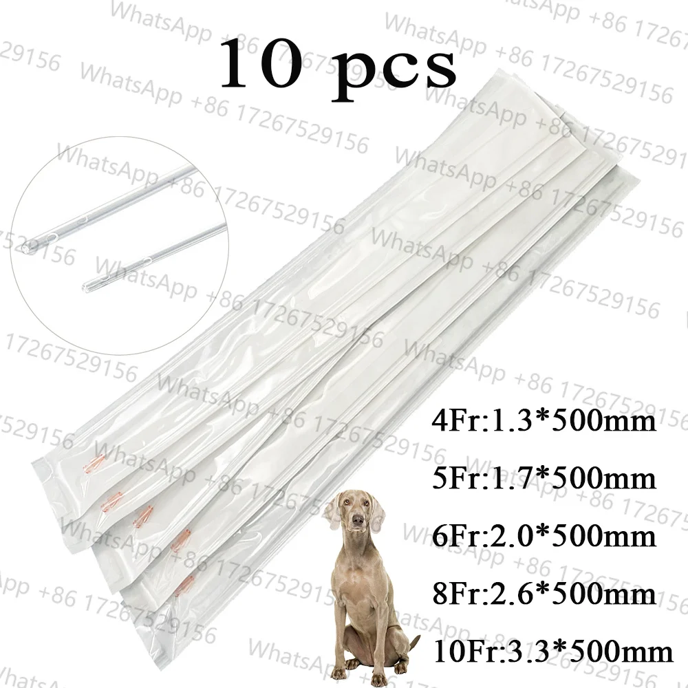 Applicable toCanine Pet Dog Urinary Catheter Without Stylet Side Open Remove Urethral Blockage Obstruction Underlying From 1.3mm
