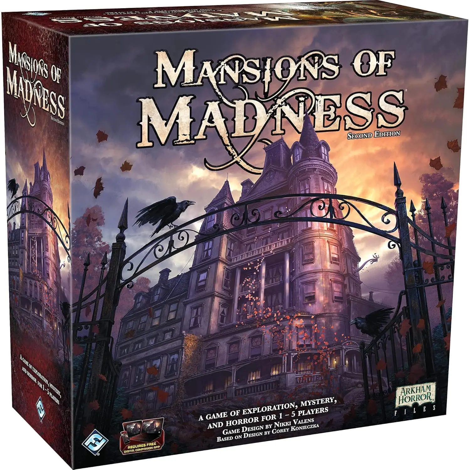 of Madness 2nd Edition (BASE GAME)  Horror Game  Mystery Board Game for Teens and Adults  Ages 14 and up  1-5 Players Aver