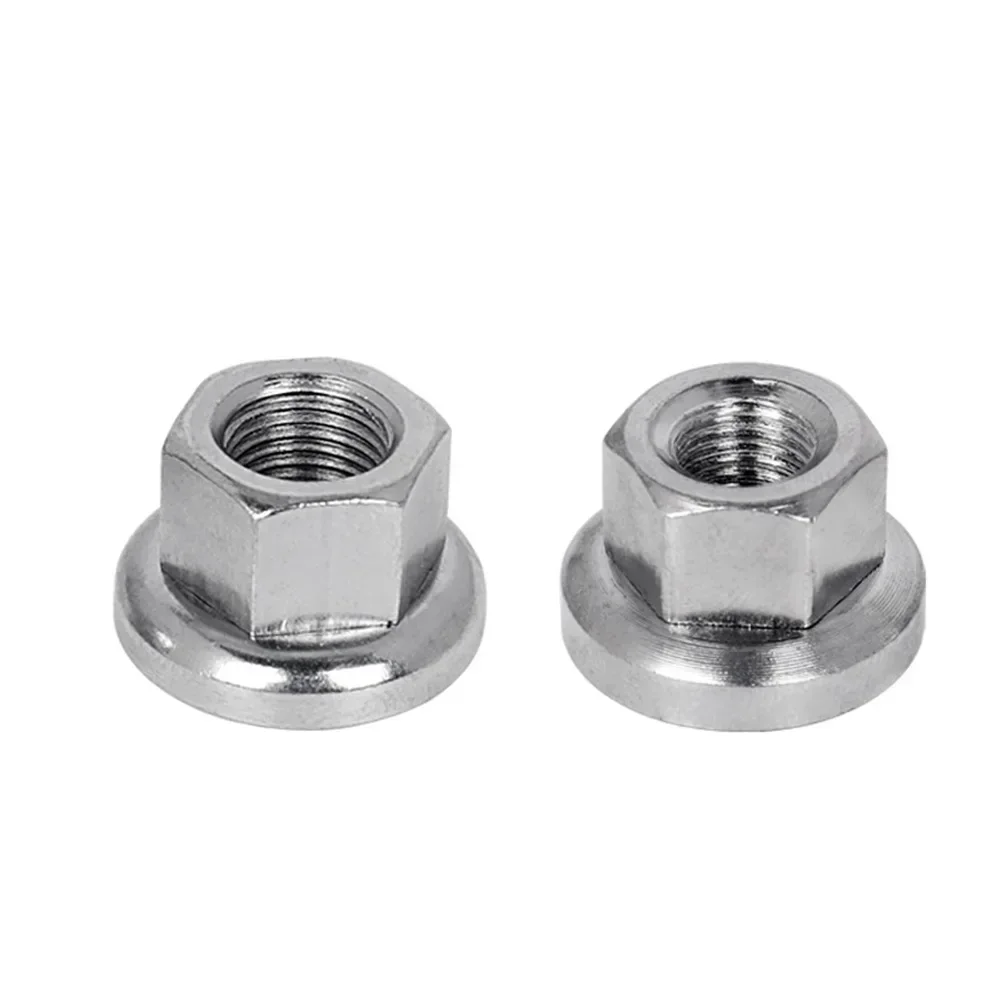 SPORTFUNSF 2Pcs Axle Track Nuts Anti-skid Bicycle Bike Cycle M9/M10 Stainless Steel Tool Wheel Practical Durable Hot Sale