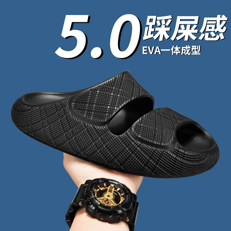 

Popular Summer Couple Clogs Dual-purpose One Band Slides Comfortable Non-slip Sole Indoor Outdoor Beach Slippers