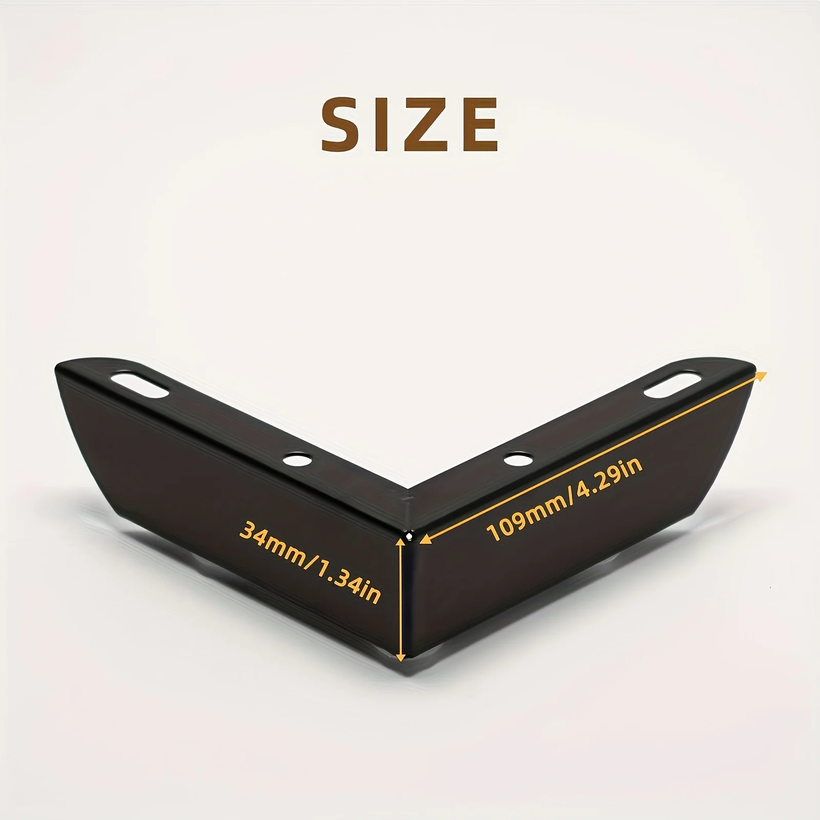 4 pcs Gold Minimalist Design Furniture Feet Metal Furniture Legs Length for Cabinet Sofa Tea Table Replacement Parts image 5