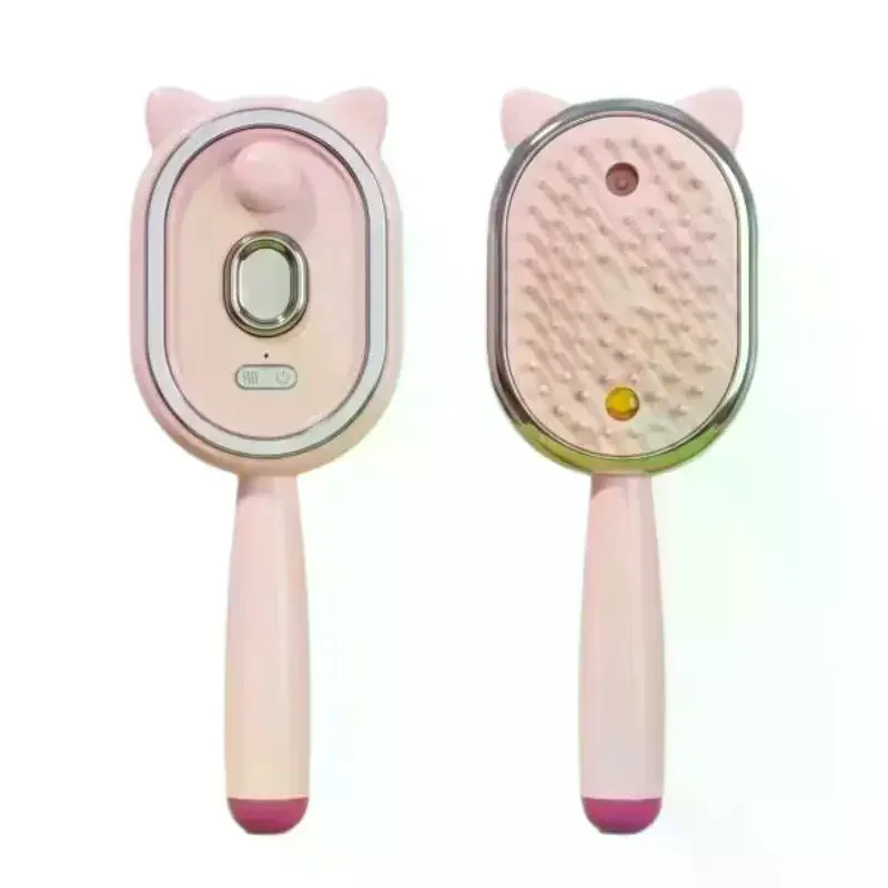 Electric Spray Air Cushions Massage Comb 3 In 1 Self Cleaning Steam Essential Oil Brush Rechargeable Spray Scalp Massager Combs