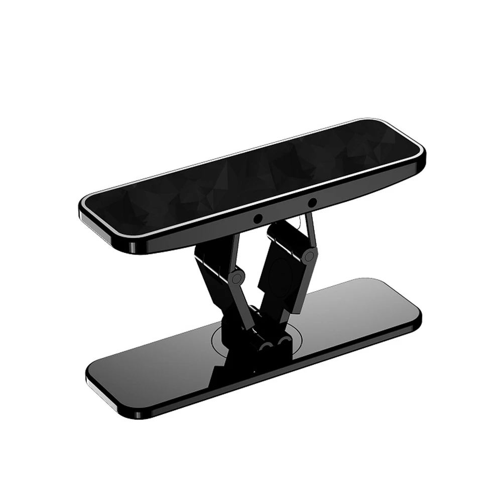 Luxury Mini Phone Holder Metal Folding Phone Stand Invisible 360° Rotate Mobile Phone Kickstand Holder Desk Phones Bracket Mount image 3