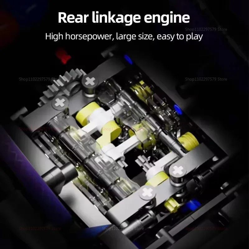 جديد 1611 قطعة 911RS سيارة رياضية اللبنات لعبة الصبي أو الكبار أطقم 1:10 MOC بناء مجموعة سباق نموذج سيارة سيارات لصبي لعبة هدية #4