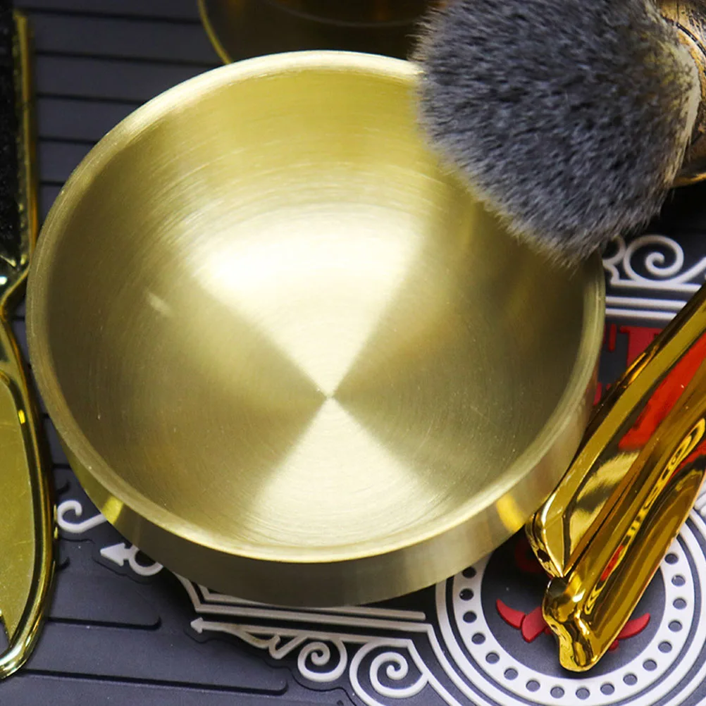 

Soap Bowl 304 Stainless Steel Men Shaving Bowl Durable Travel Simple Elegant Design Fashion Comfortable Stable Base Shaving