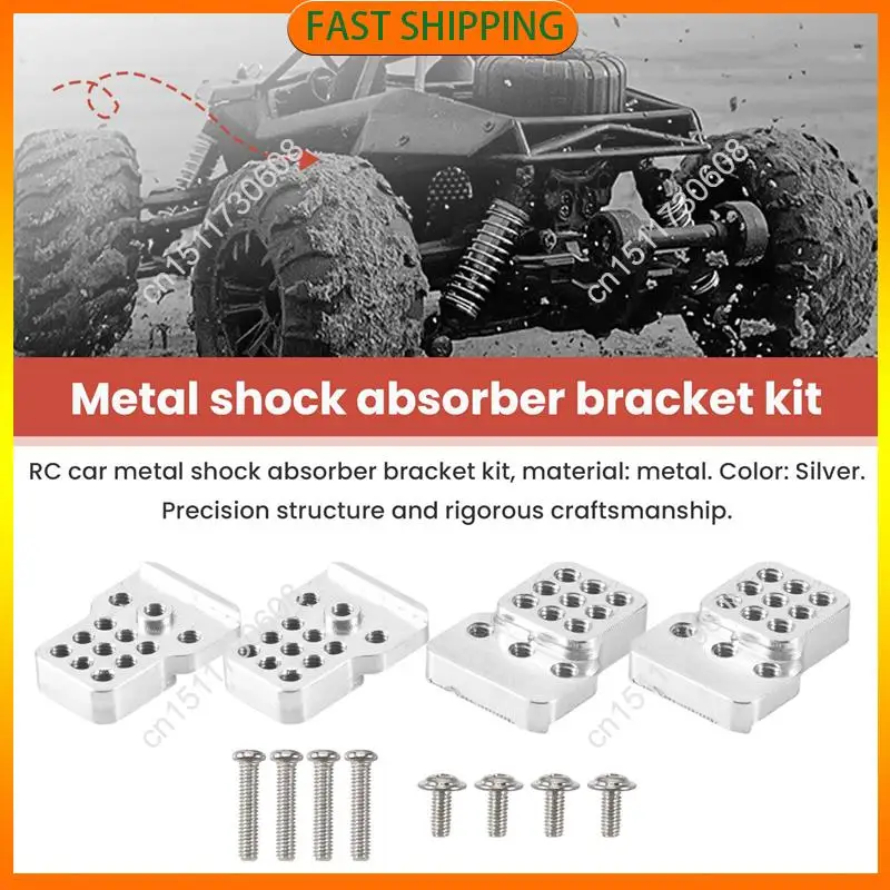 

Buy Now 4Pcs RC Car Metal Shock Tower Bracket Kits Shock Sbsorbers Extension Seatfor 1/16 WPL C-14/C-14K/C-24/C-24K Truck Off Ro