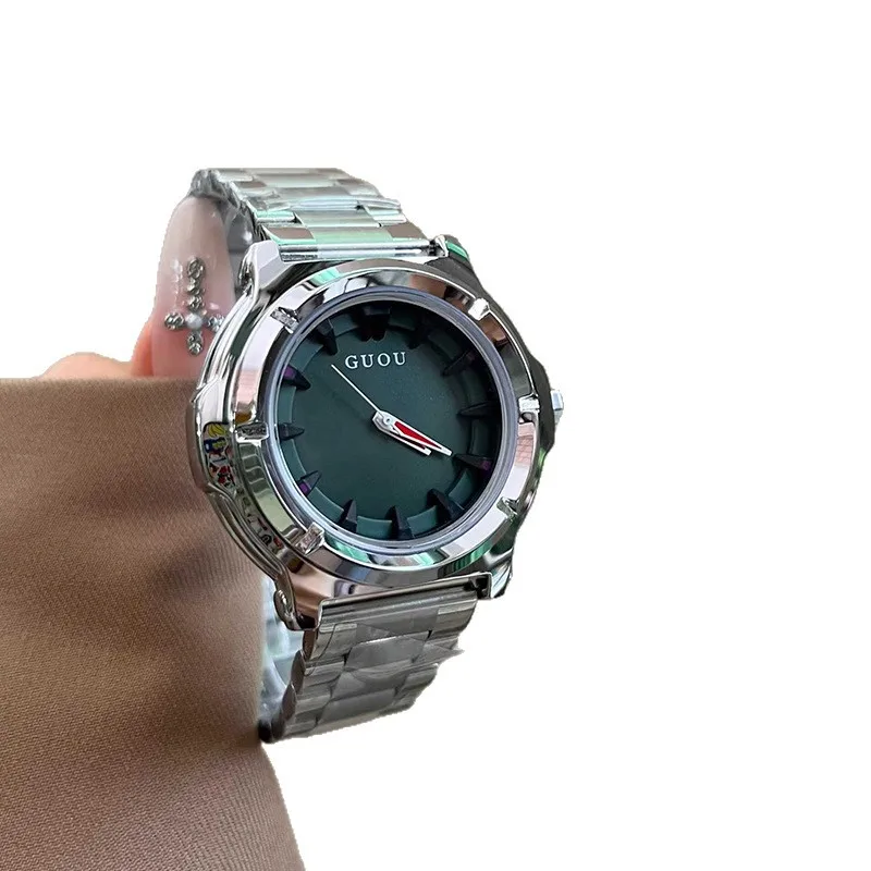 ساعة نسائية فاخرة وأنيقة وبسيطة ذات قرص كبير؛ ساعة يد نسائية فاخرة راقية؛ ساعة يد نسائية رائعة. #5