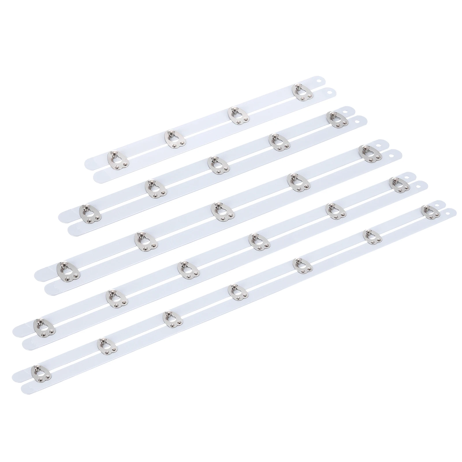 Corset Busk Steel Boning Set with Buttons
