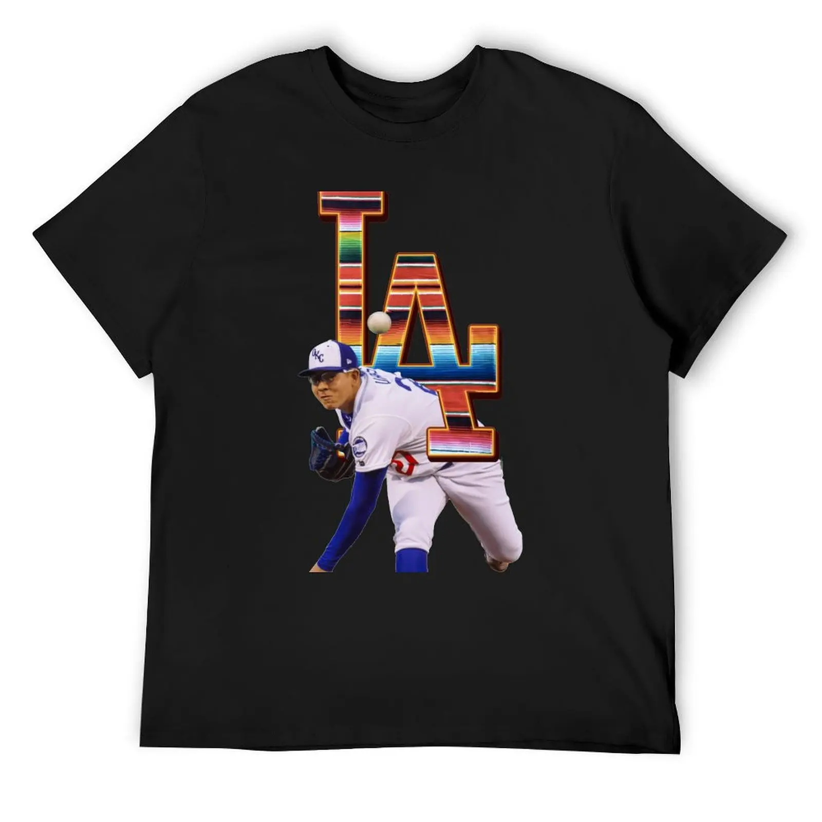 Julio Urias Los angeles latino pride sarape LA mookie betts corey seager justin turner kike hernandez and codybellinger T-Shirt