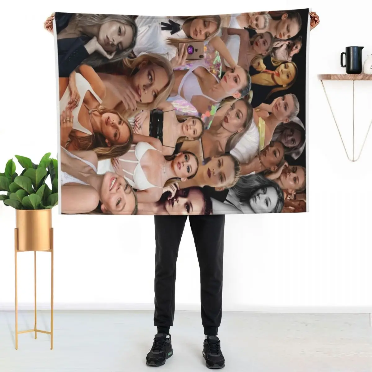 

Ester Exposito Editing Throw Blanket Soft Solid Color Blanket for Couch Bed