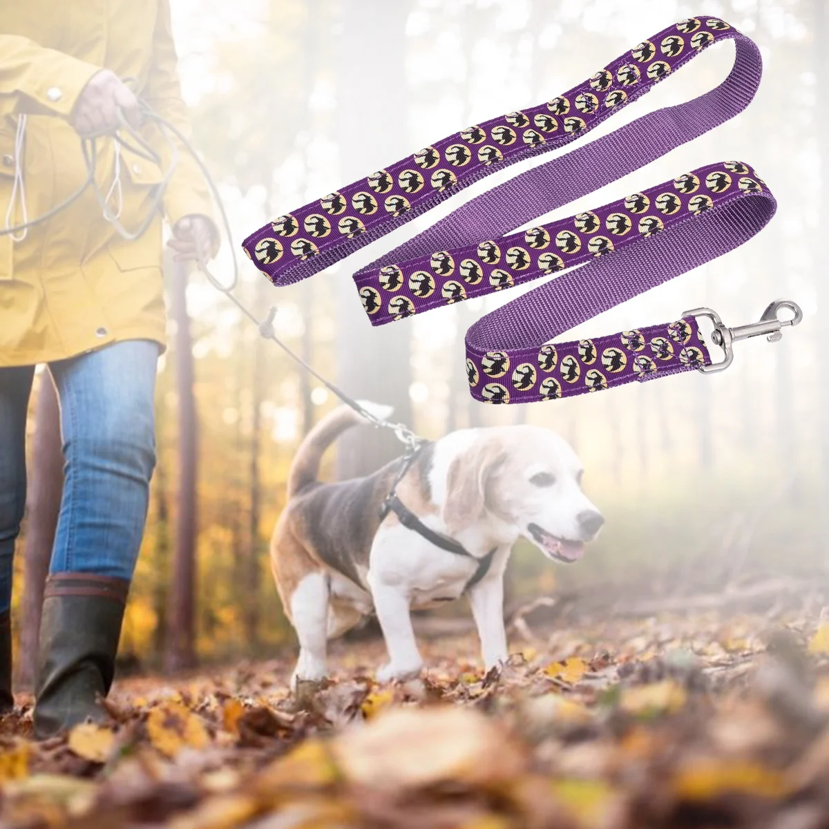 

Pet Halloween Leash Dog Lead Rope Walk The for Training Polyester Outdoor Walking