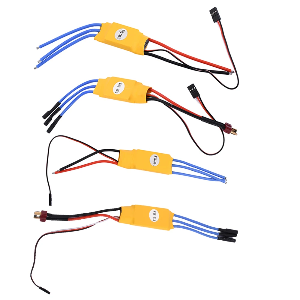 RC 브러시리스 모터 드라이버 전위차계 ESC 속도 컨트롤러 모듈, 비행기 쿼드콥터 드론 모델 헬리콥터용, 30A, 40A, 6-16V