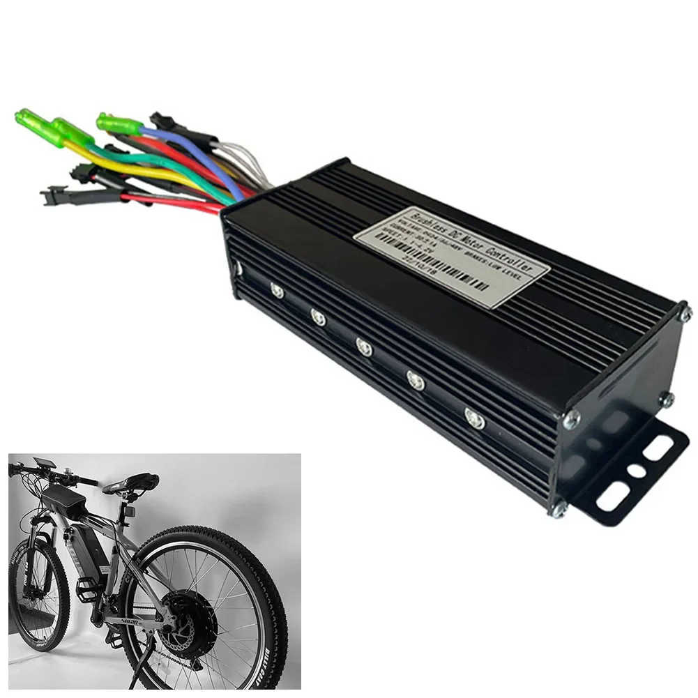 E-bike Controller Controller JN New Quality Sine Aluminum + Plastic Applicable Hall Motor Black Brushless Wave