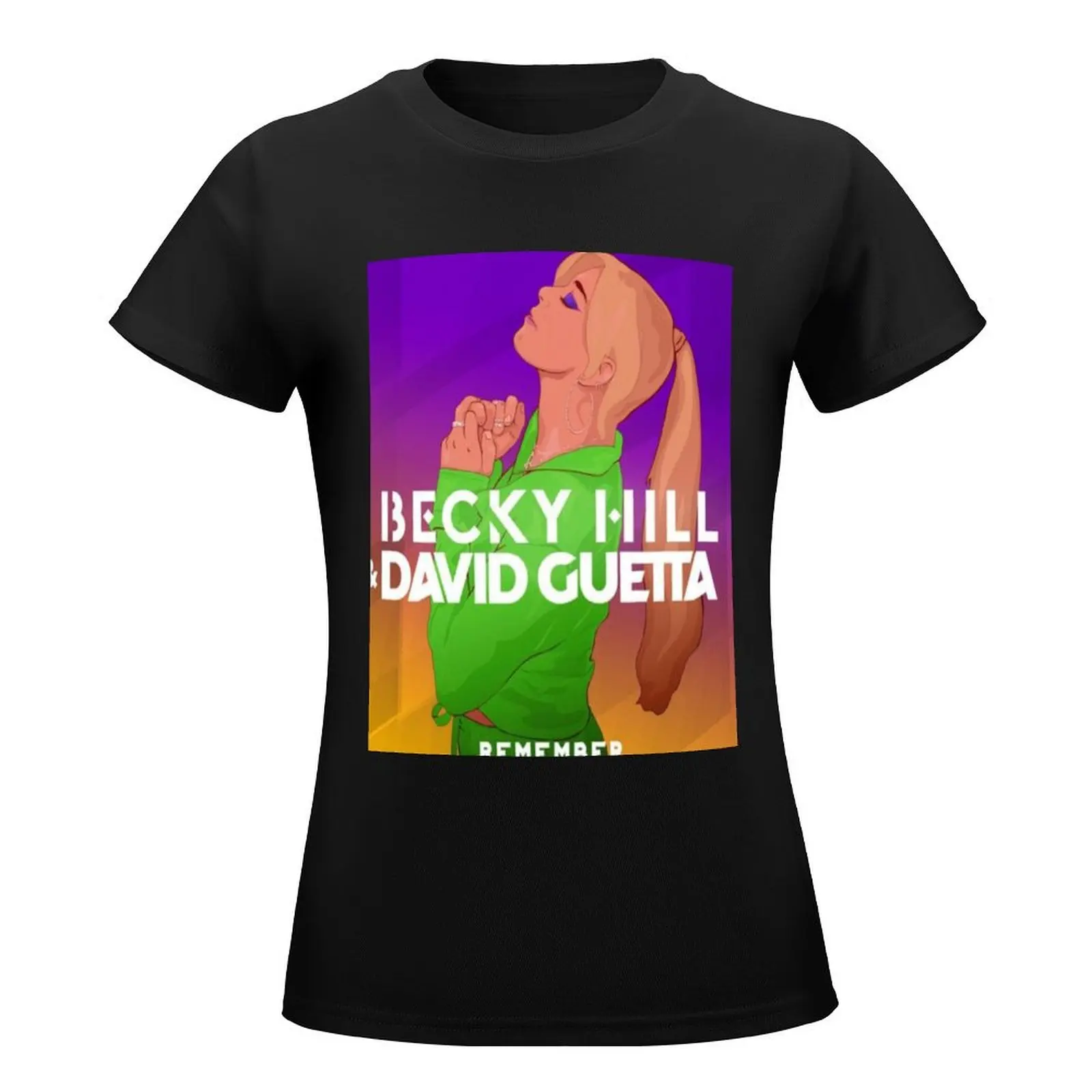 Becky Hill T-Shirt vintage clothes korean fashion Womens clothing