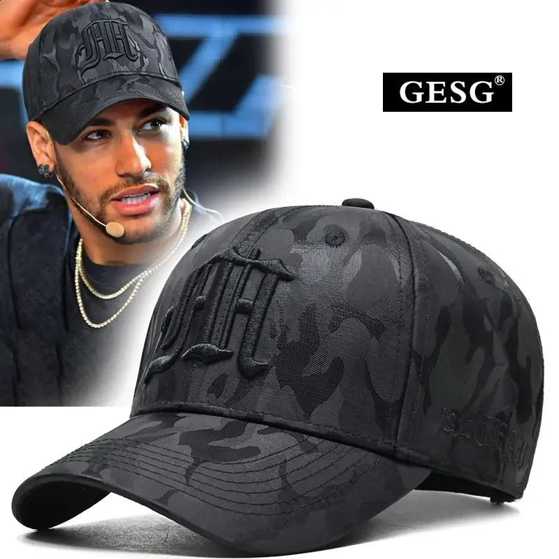 

Hat Men's 2023 New Camouflage Embroidered Baseball Cap Fashion Fashion Brand Hard Top Stylish Peaked Cap Men's Four Seasons