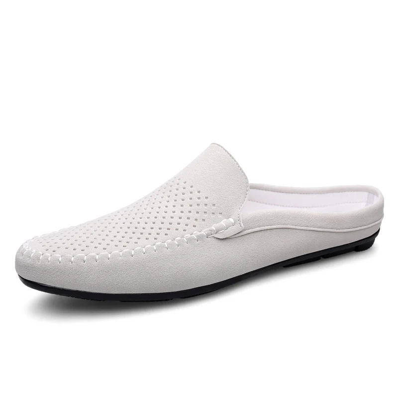 

Men's daily casual leather shoes, sandals, slippers, new summer men's shoes, outdoor lazy people pedal