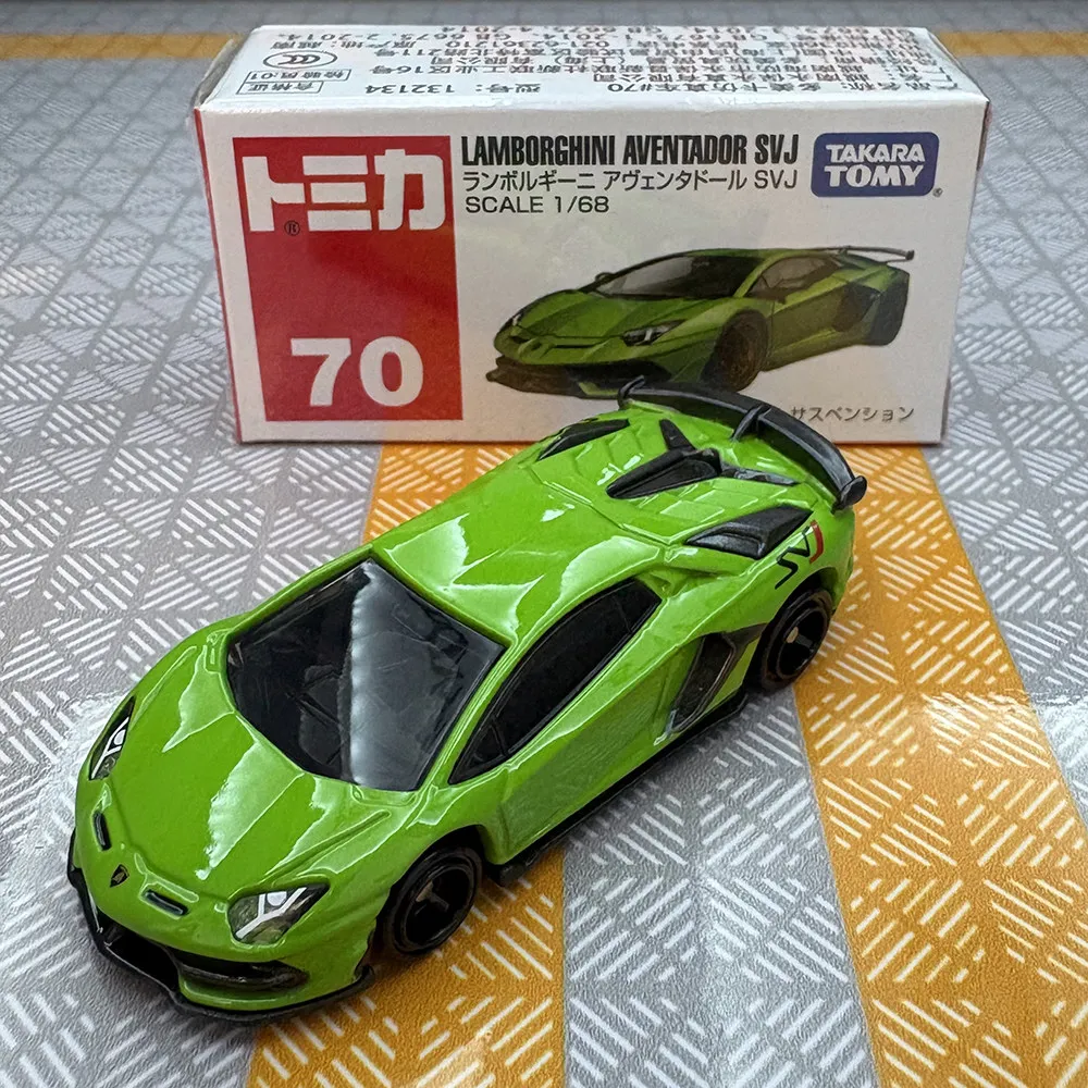 Коллекционная модель суперкара Takara Tomy Tomica No.70 Lamborghini Aventador SVJ из литого металла, игрушка-реплика, подарок на день рождения